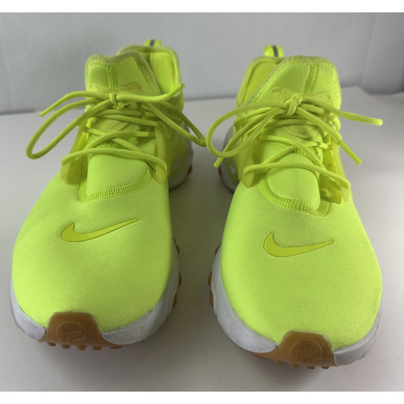 Nike Running Shoes Men's Size 11 React Presto AV2605-702 Neon Yellow Volt White - Picture 16 of 16